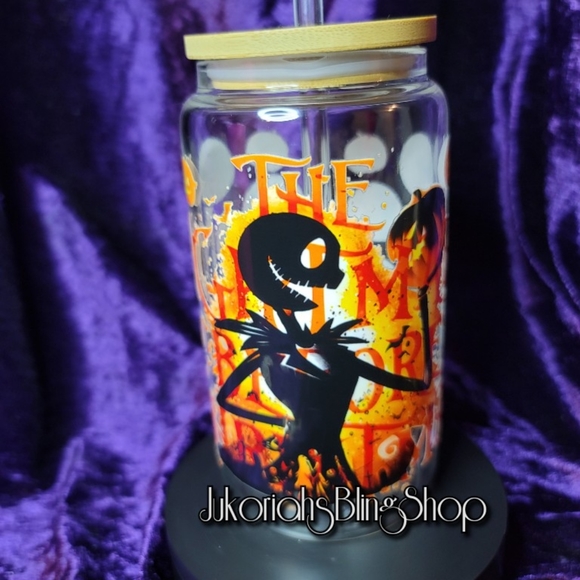Nightmare Before Christmas Jack Skellington Libby Cup - Picture 1 of 5